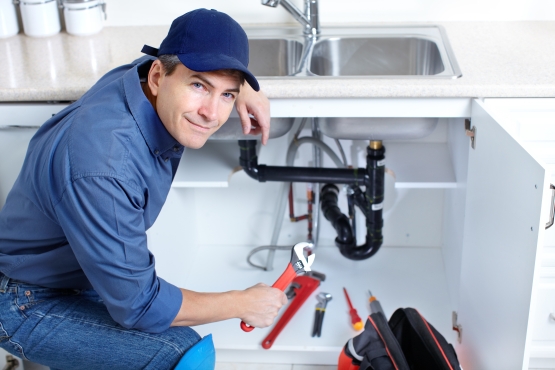 Marks Plumbing & Electrical team member at work
